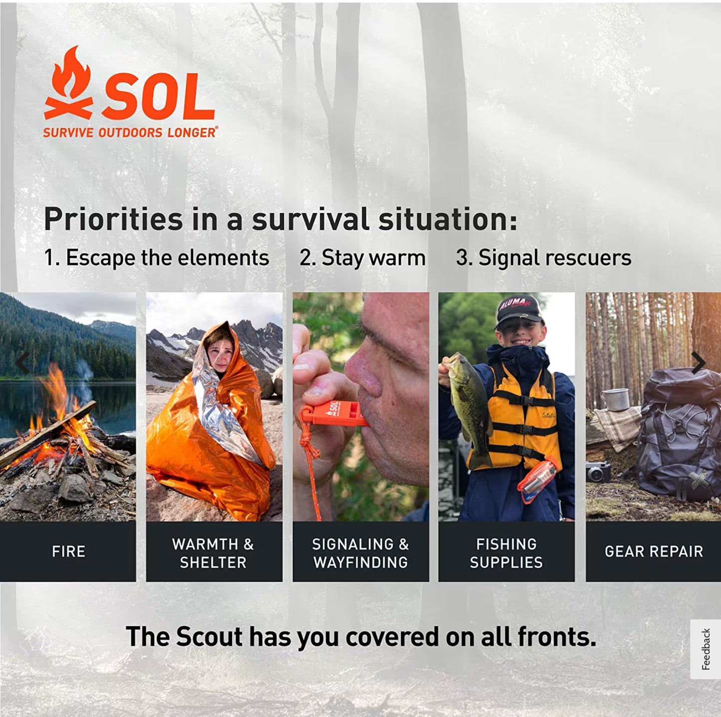 Adventure Medical Kits S.O.L. Scout Survival Kit